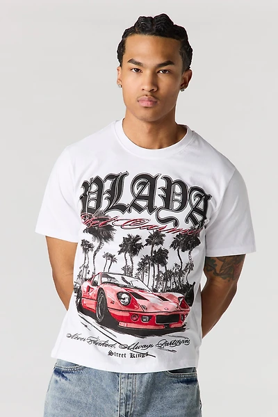 T-shirt à imprimé Racing