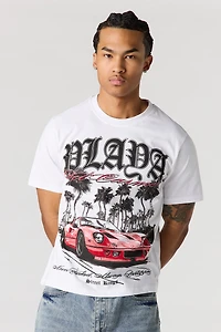 T-shirt à imprimé Racing