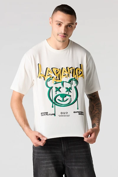 T-shirt à imprimé Bear en relief