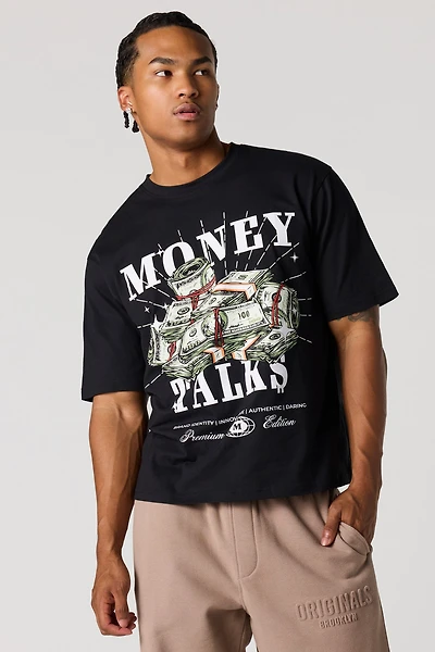 Money Talks Graphic T-Shirt
