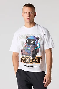 GOAT Bear Graphic T-Shirt