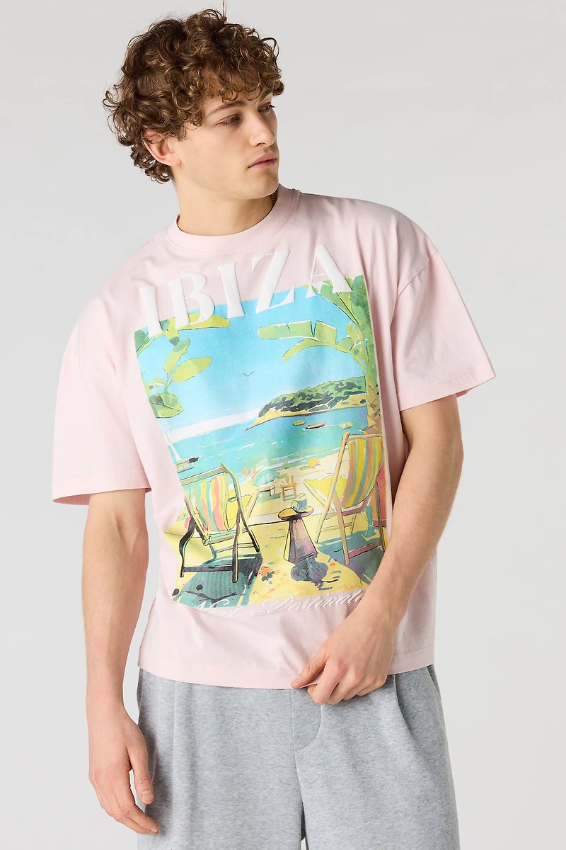 Ibiza Puff Print T-Shirt