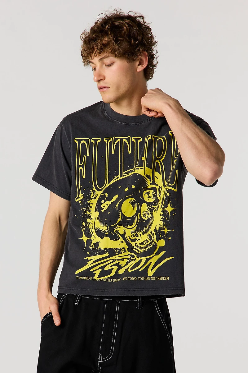 Future Graphic Washed T-Shirt