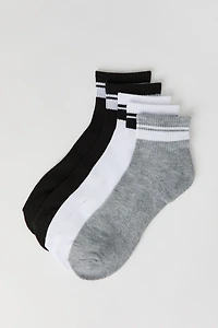Chaussettes rayées (paquet de 5)