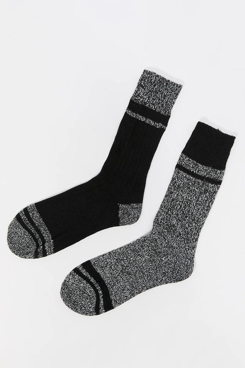 Socquettes thermiques pour le chalet (paquet de 2)