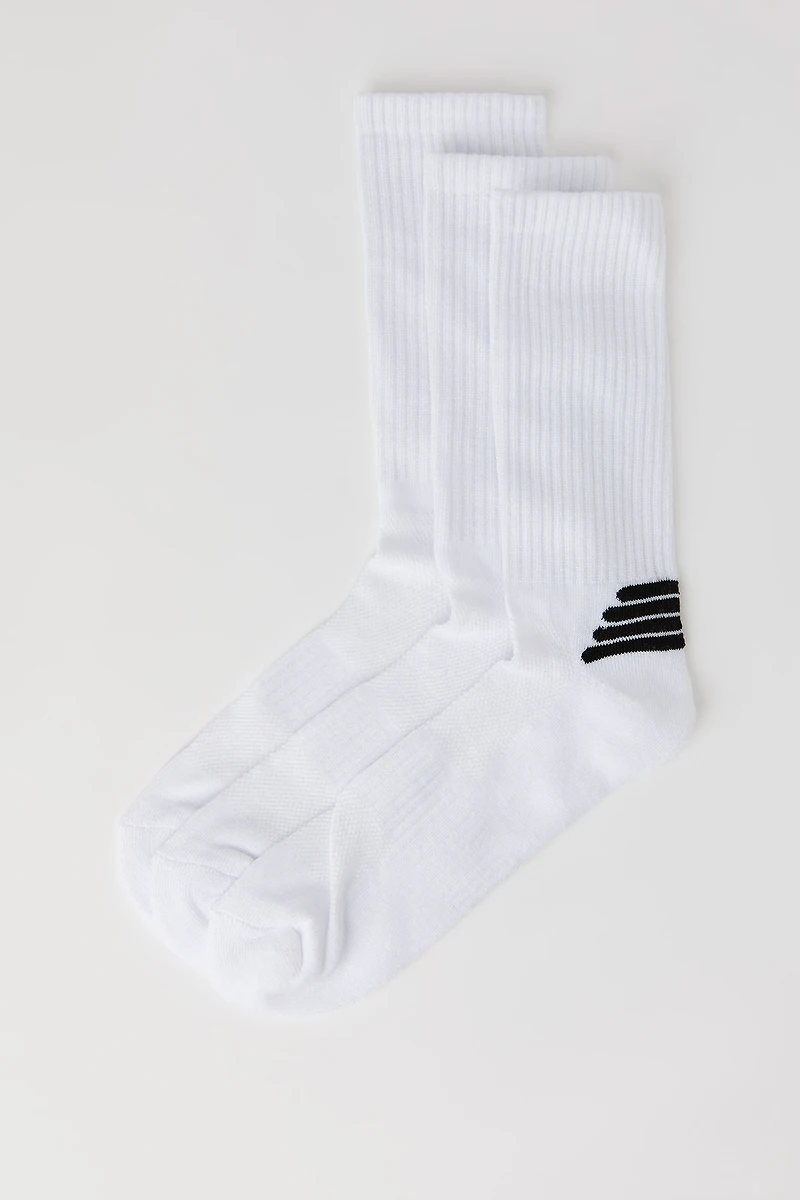 Socquettes avec blocs de couleurs (3 paires)