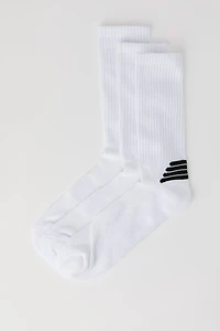 Socquettes avec blocs de couleurs (3 paires)