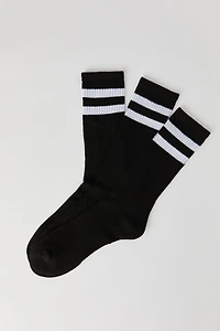 Striped Crew Socks (3 Pack)