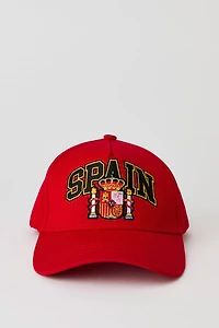 Casquette de baseball avec motif brodé Espagne
