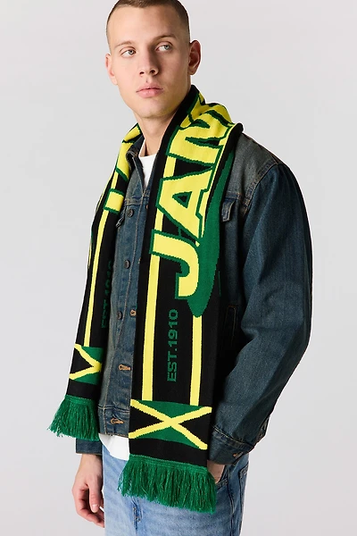 Jamaica Jacquard Knit Scarf