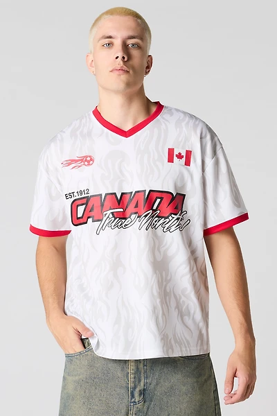 Canada Graphic Mesh Soccer Jersey