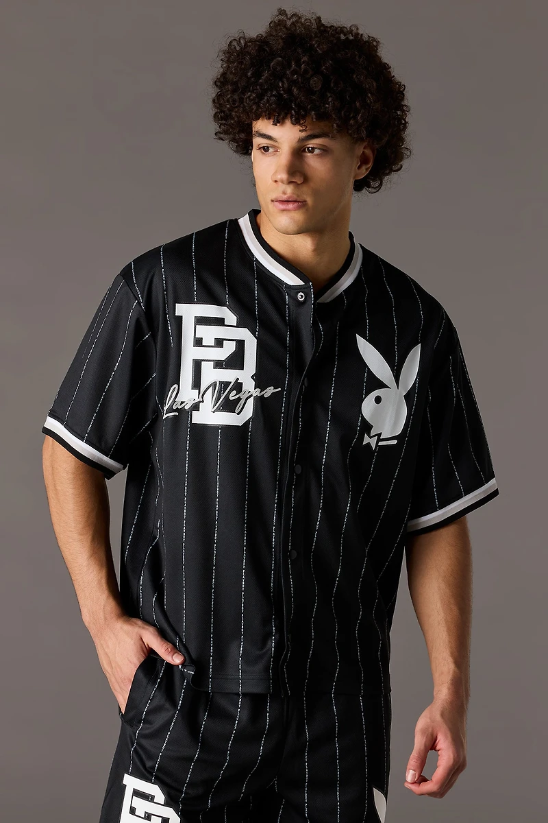 Playboy Mesh Baseball Jersey
