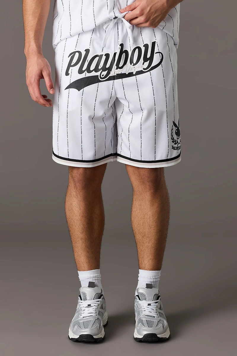 Short en filet à imprimé Playboy