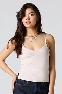 Cinched V-Neck Cami