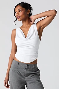 Contour Cowl Neck Tank