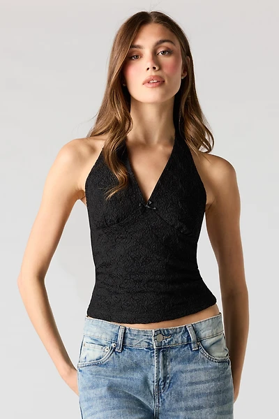 Lace Halter Top