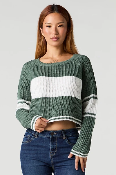 Striped Knit Sweater