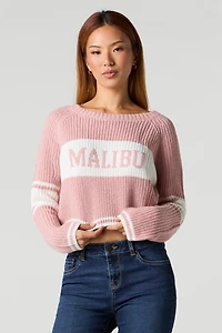 Destination Jacquard Knit Striped Sweater