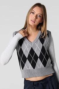 Gilet en tricot avec triangle