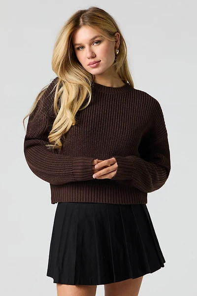 Chandail en tricot épais