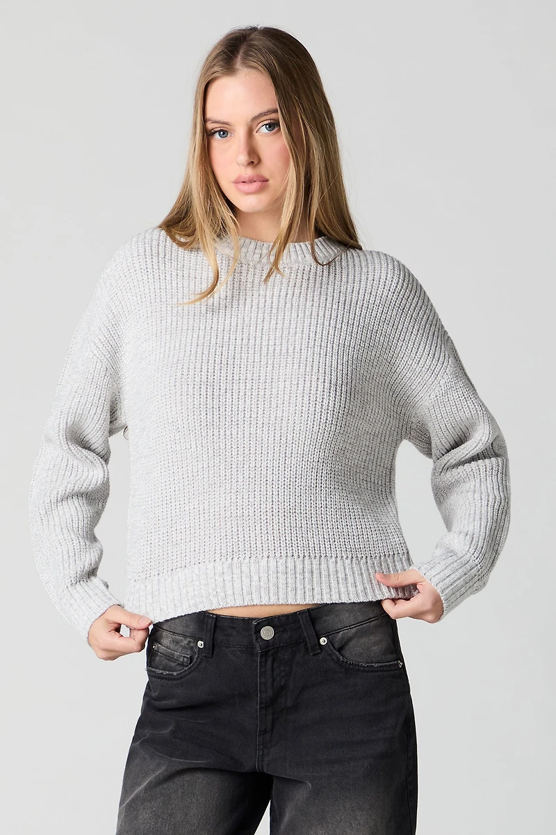 Chandail uni en tricot