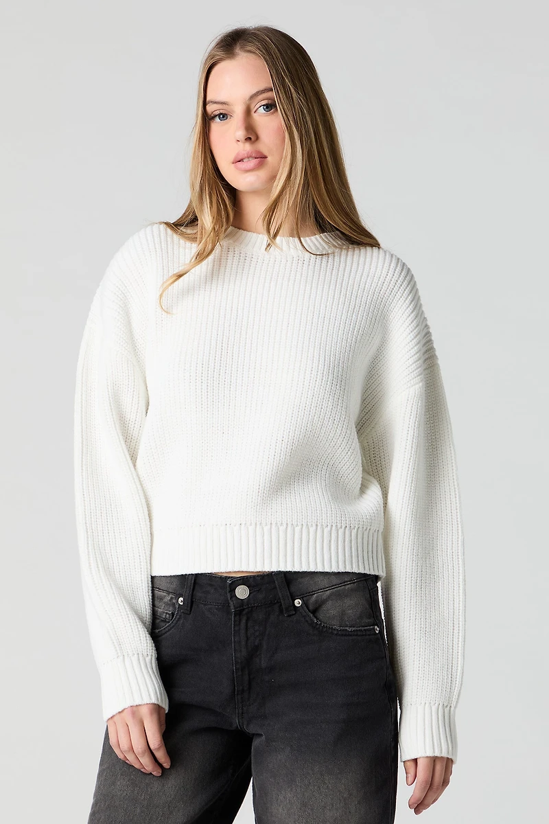 Solid Knit Sweater
