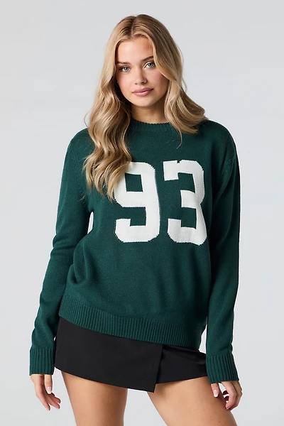 Jacquard Knit Sweater
