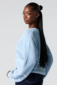 Chunky Knit Striped Sweater