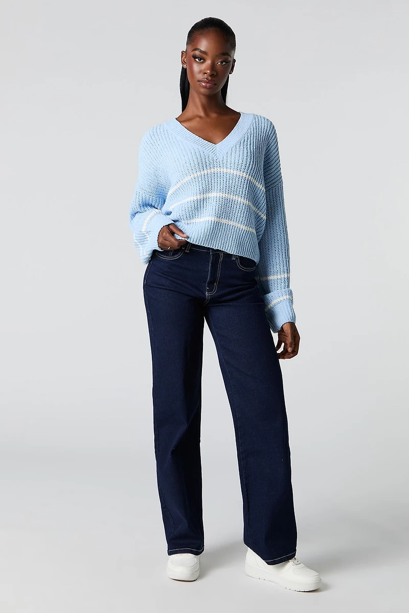 Chunky Knit Striped Sweater