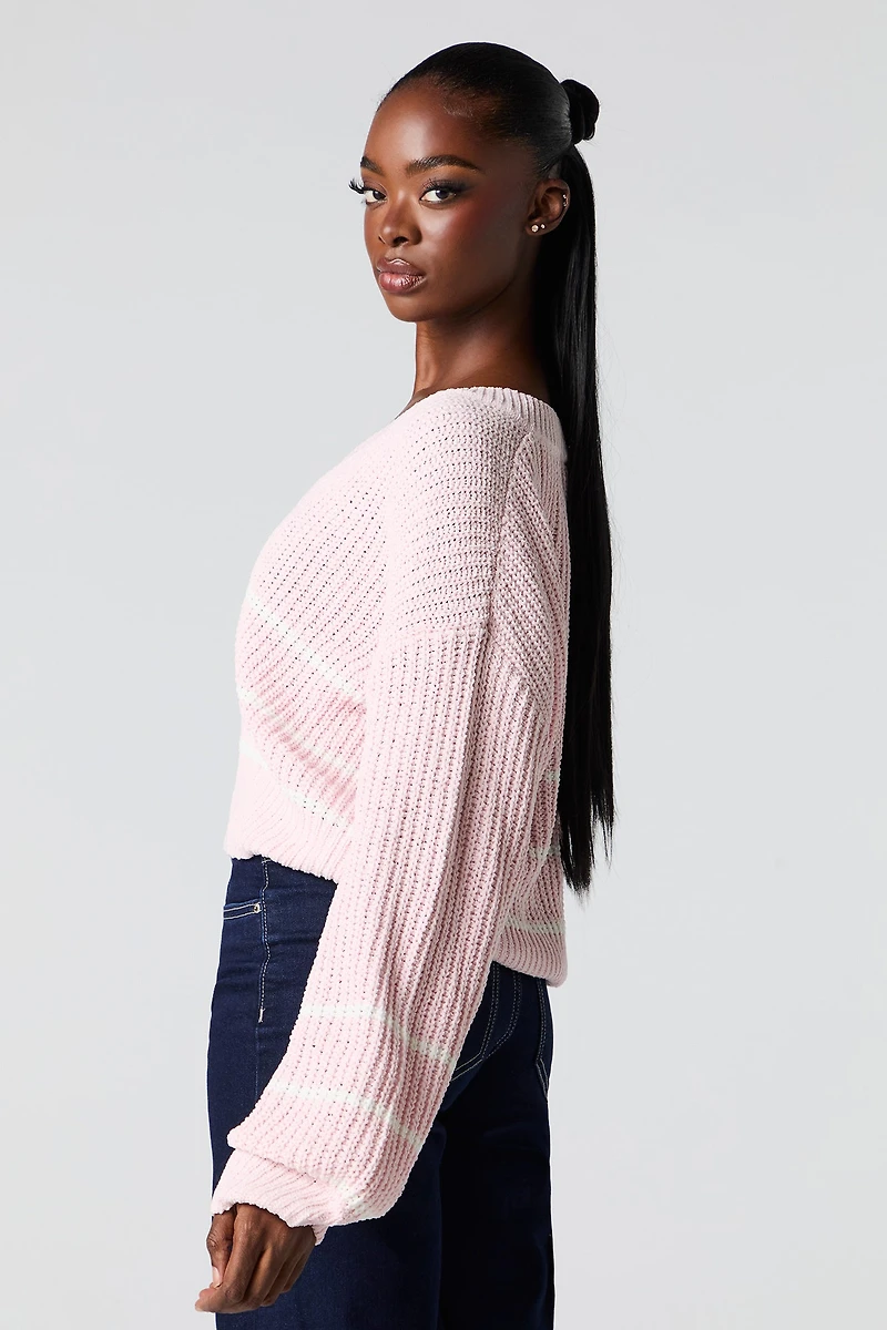 Chunky Knit Striped Sweater