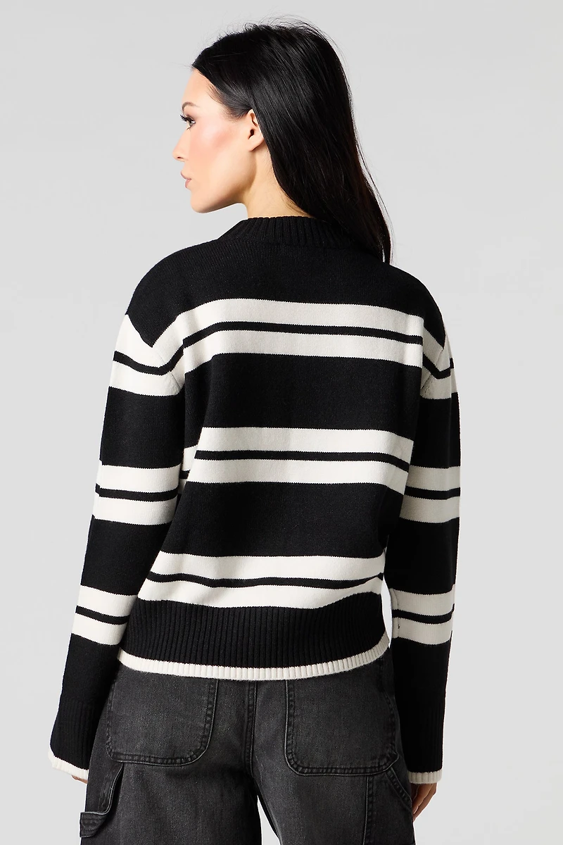 Chandail en tricot ray