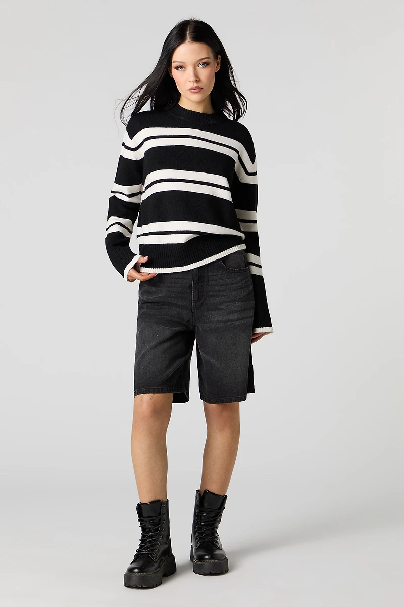 Chandail en tricot ray
