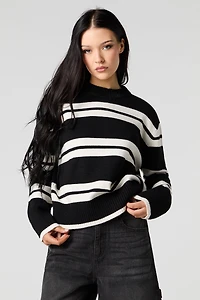 Striped Knit Sweater