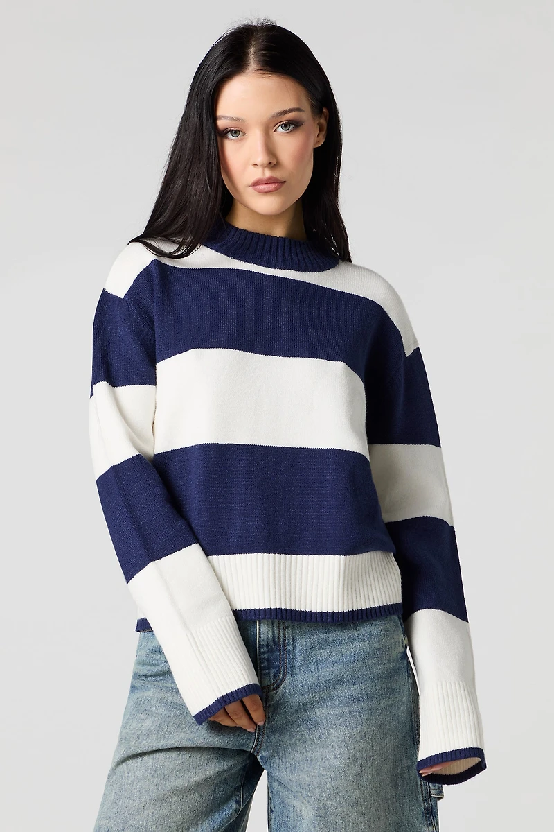 Chandail en tricot ray