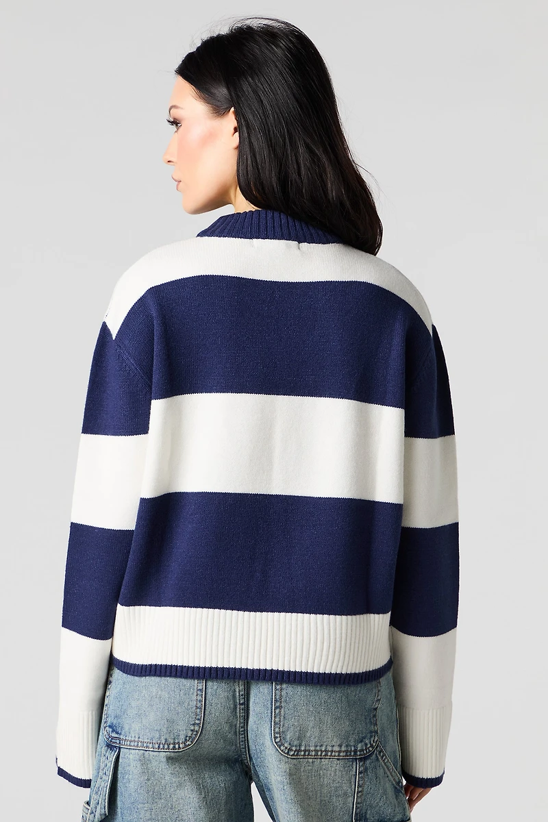 Chandail en tricot ray