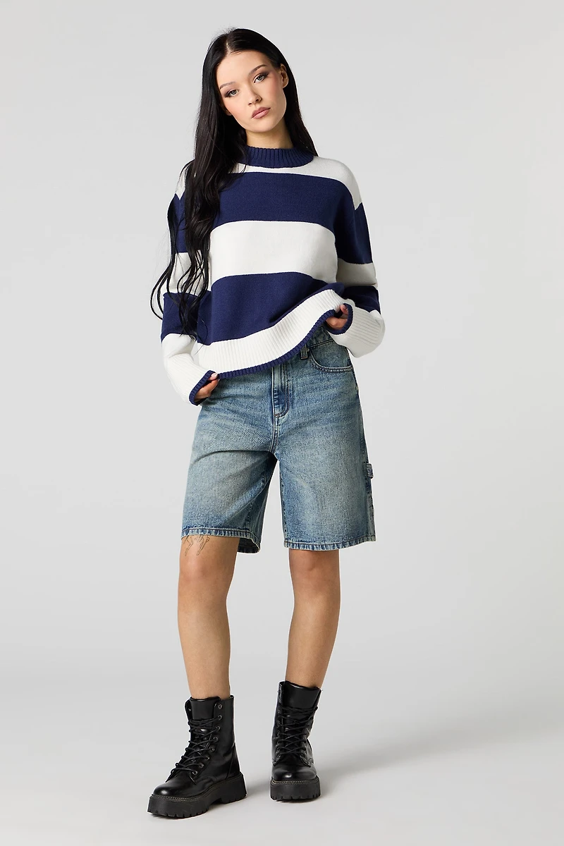 Chandail en tricot ray
