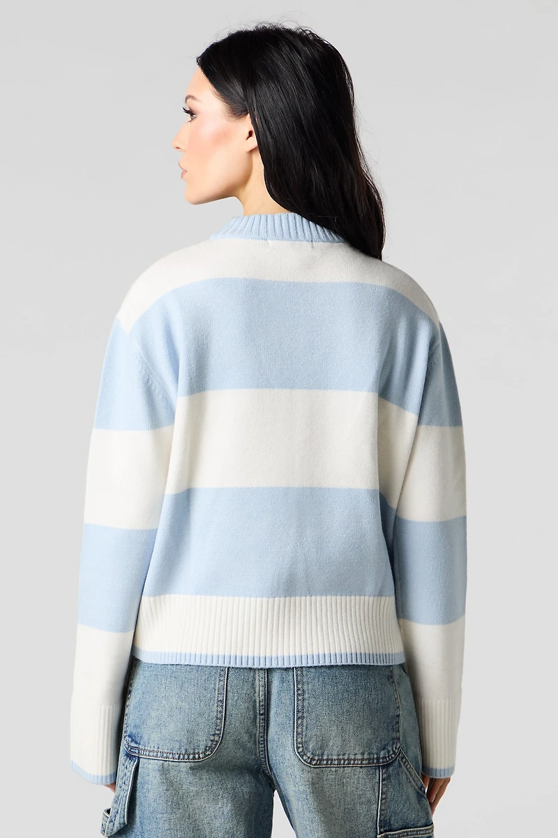 Chandail en tricot ray