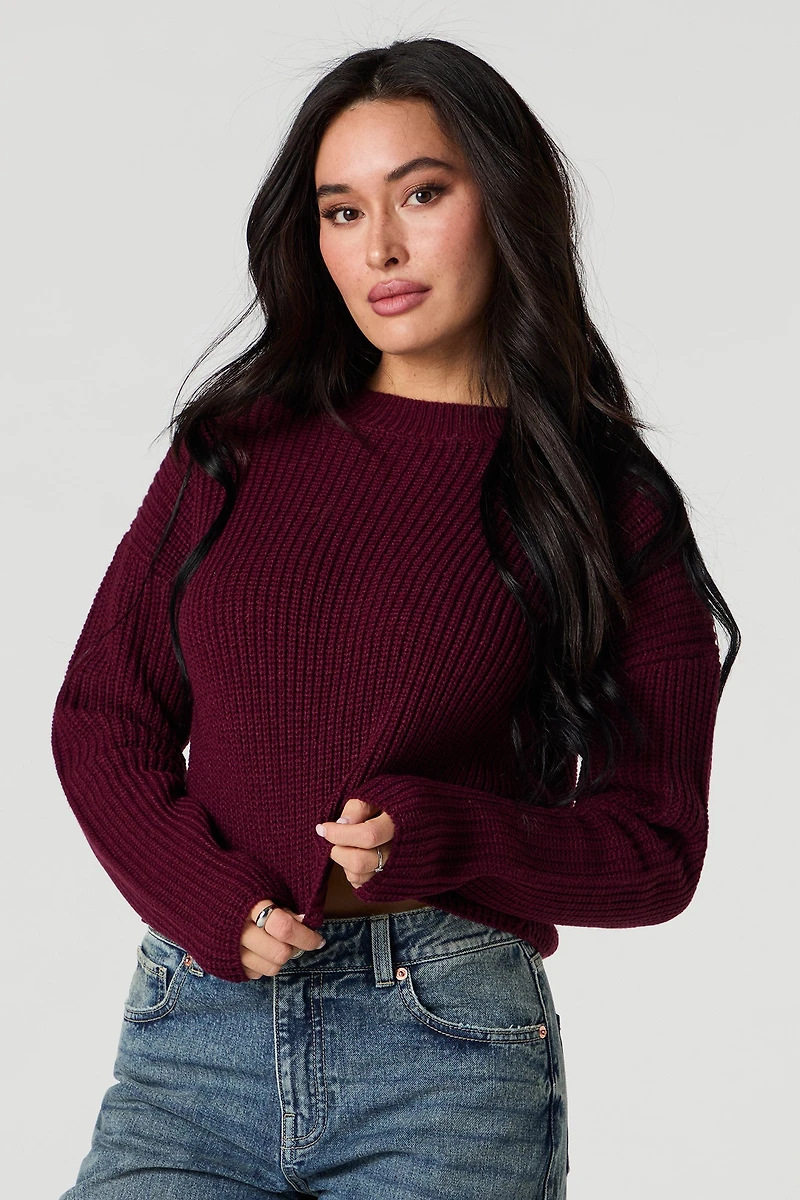 Knit Boxy Sweater