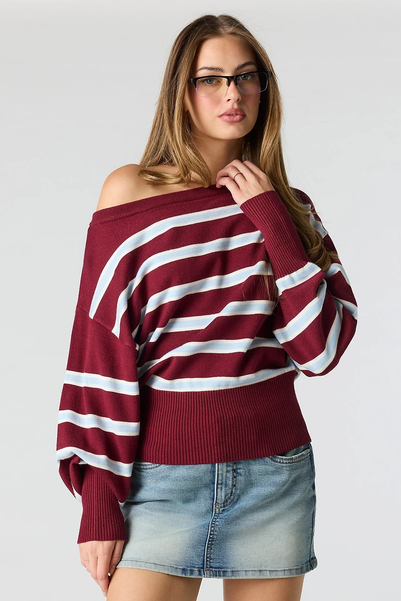 Striped Dolman Sweater
