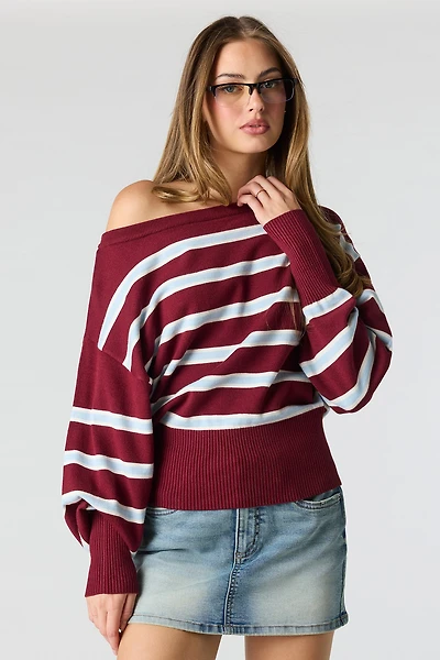 Striped Dolman Sweater