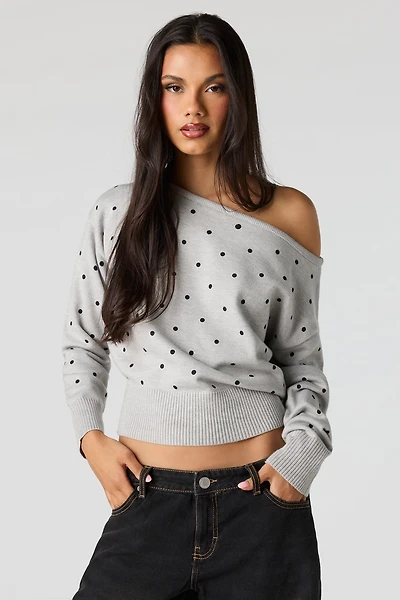 Off Shoulder Sweater