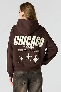 Luxe Fleece Graphic Boyfriend Hoodie
