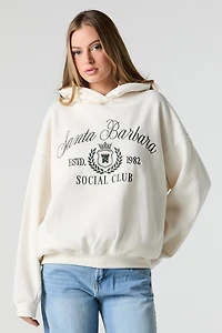 Destination Graphic Oversized Fleece Hoodie