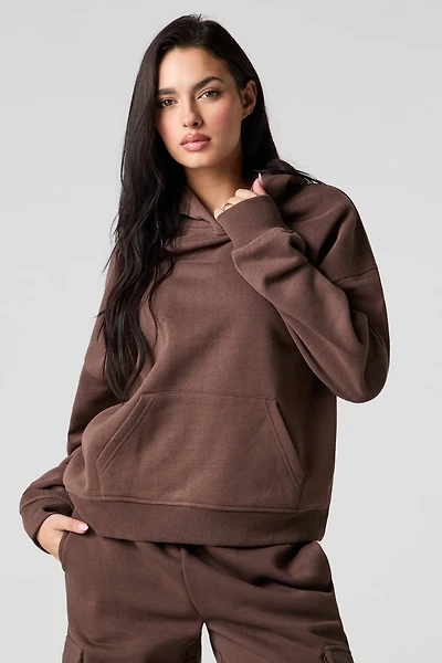 Fleece Boxy Hoodie
