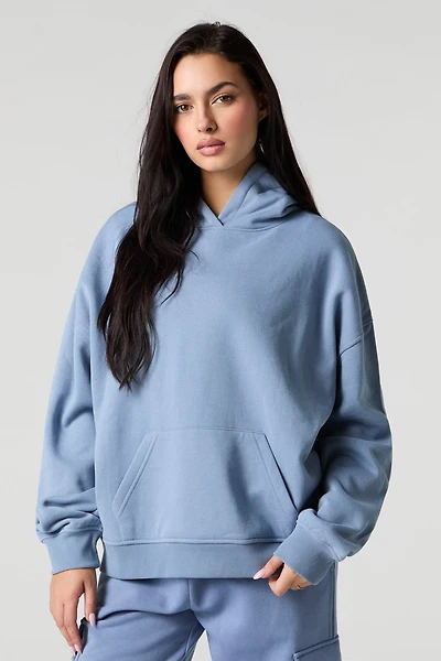 Fleece Boxy Hoodie