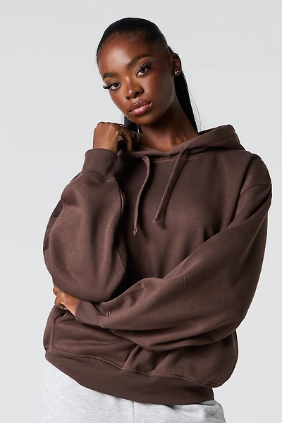 Boxy Fleece Hoodie