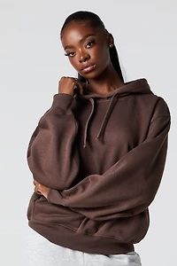 Boxy Fleece Hoodie