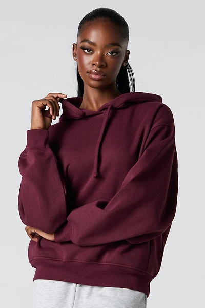 Boxy Fleece Hoodie