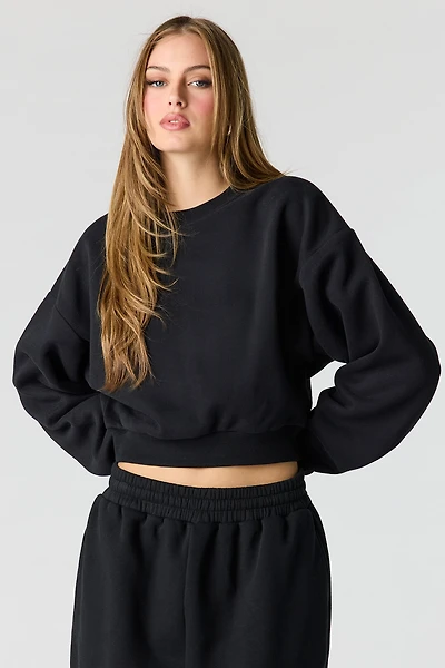 Luxe Fleece Boxy Sweatshirt