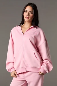 Haut à capuchon en molleton surdimensionné imprimé HD Playboy